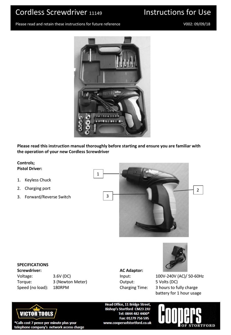 Victor Tools 11149 Instructions for use