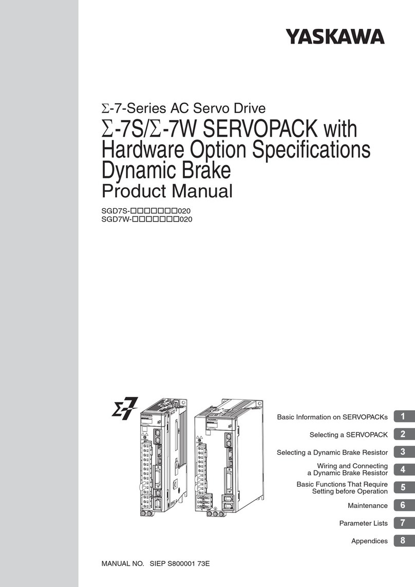 YASKAWA Sigma-7-S Series User manual YASKAWA Sigma-7-S Series User manual