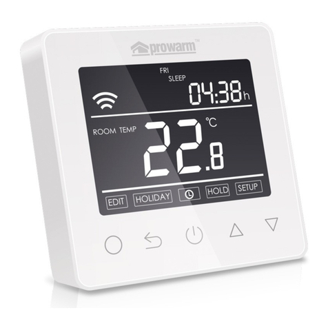 prowarm ProTouch Wifi Instruction manual & user guide