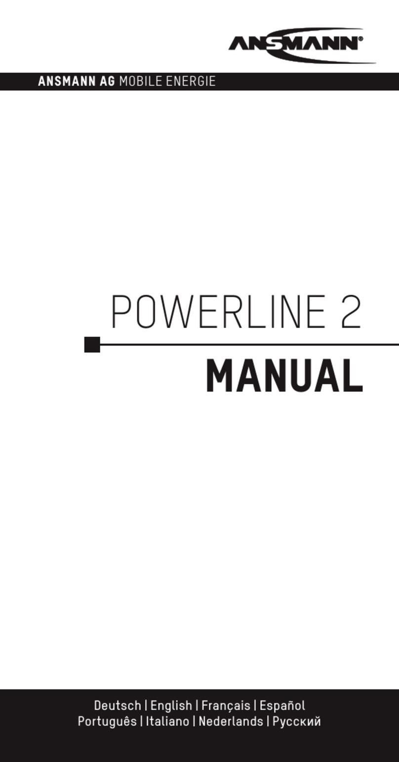 ANSMANN POWERLINE 2 User manual ANSMANN POWERLINE 2 User manual