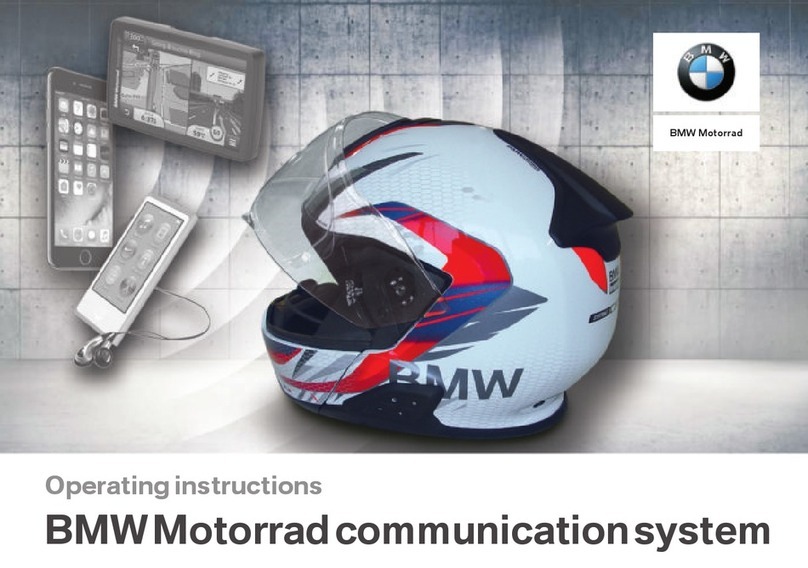 BMW Motorrad Communication system operating instructions