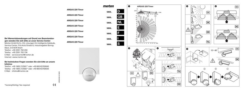 merten ARGUS 220 Timer manual