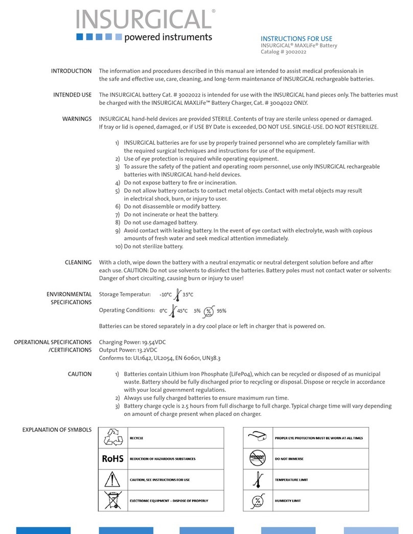 INSURGICAL MAXLiFe Instructions for use