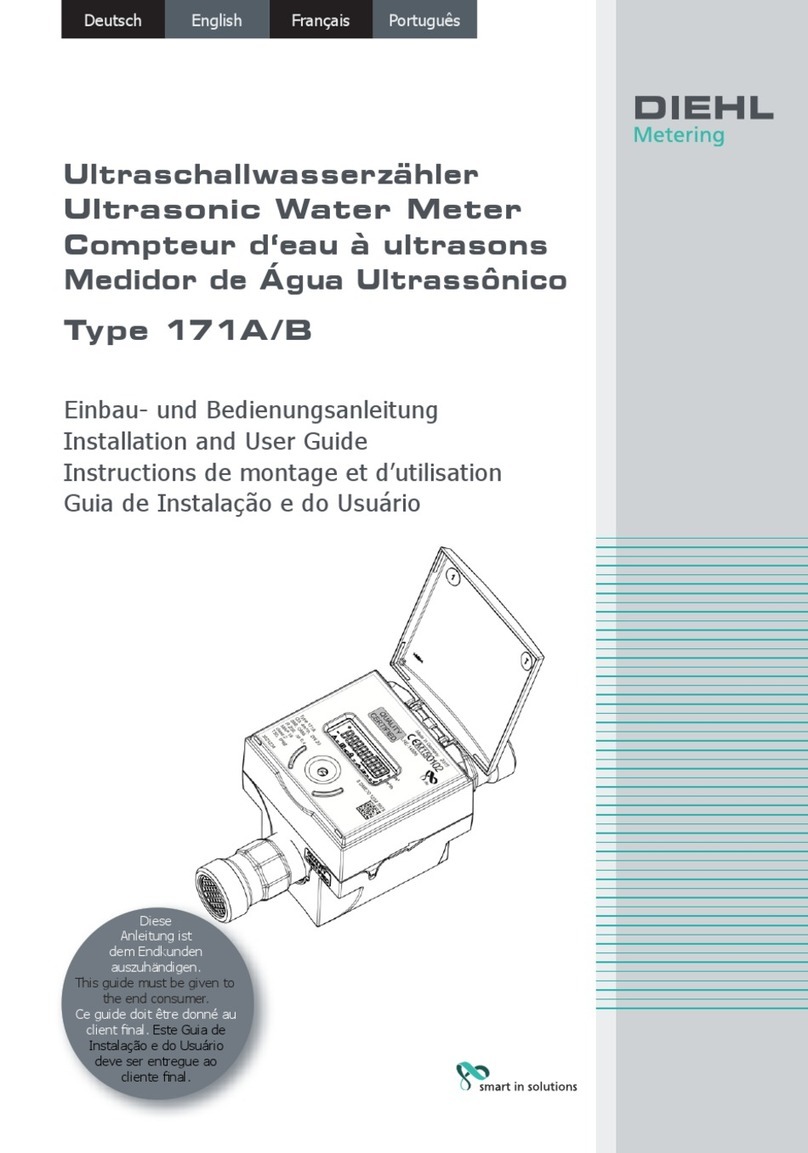 Diehl Metering HYDRUS 171A Installation and user guide