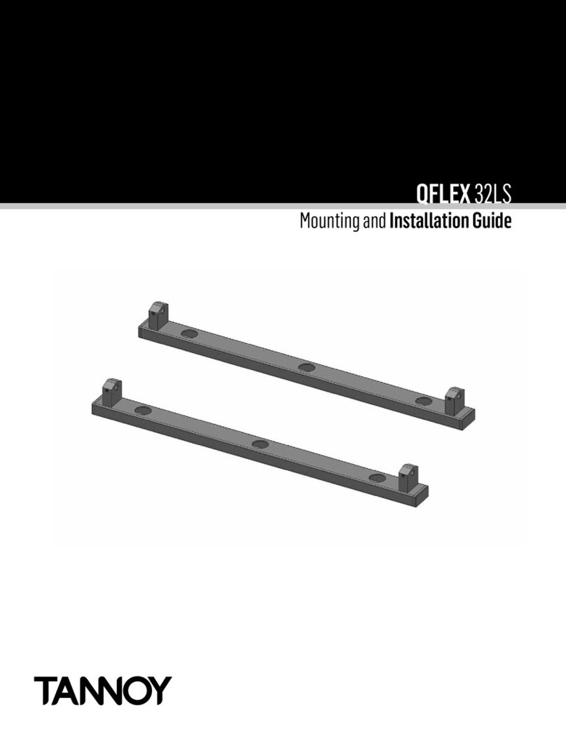 Tannoy QFLEX 32LS Mounting and installation guide