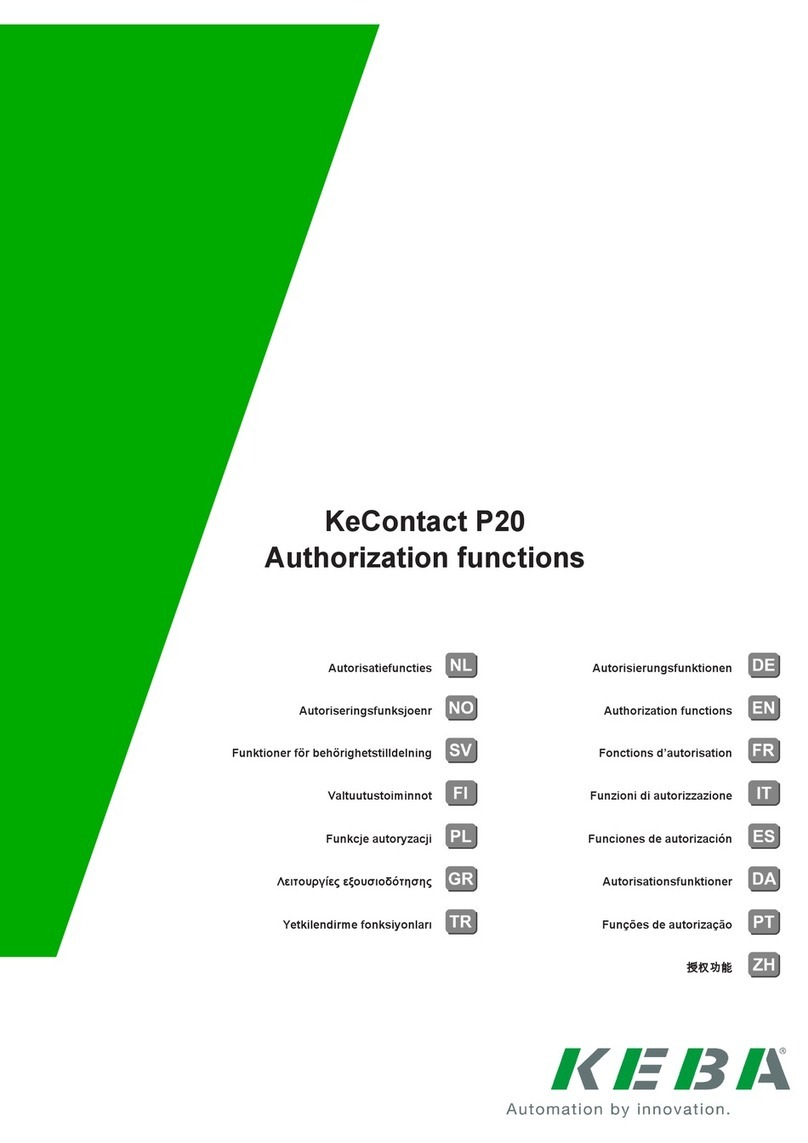 Keba KeContact P20 manual