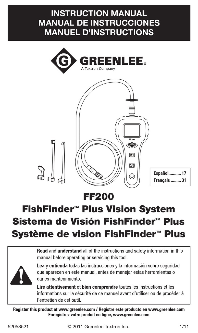Greenlee FishFinder Plus FF200 User manual