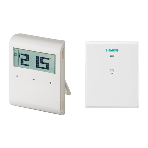 Siemens RDD100.1RF User manual