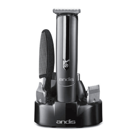 Andis MHT-1 Quick reference guide