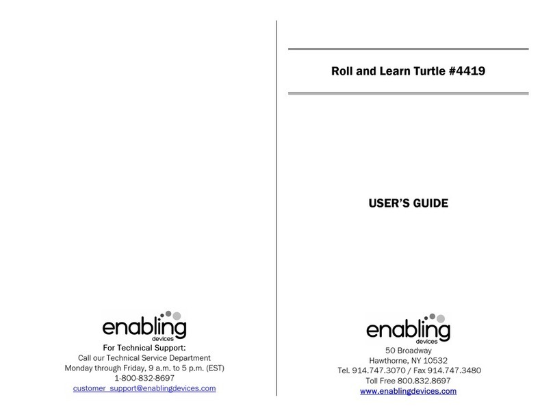 Enabling Devices Roll & Learn Turtle User manual