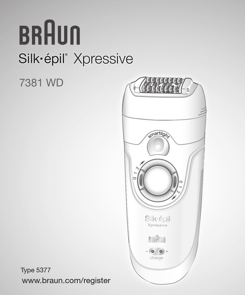 Braun Silk-epil Xpressive 7381 WD User manual