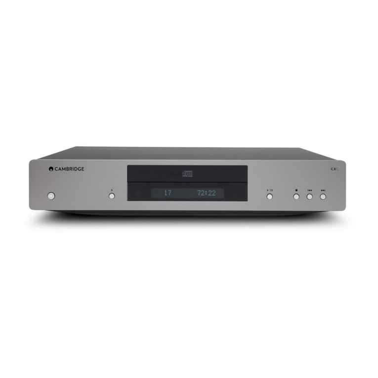 Cambridge Audio CXC User manual