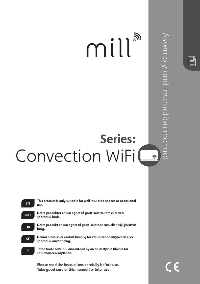 MILL Convection WiFi Series User guide