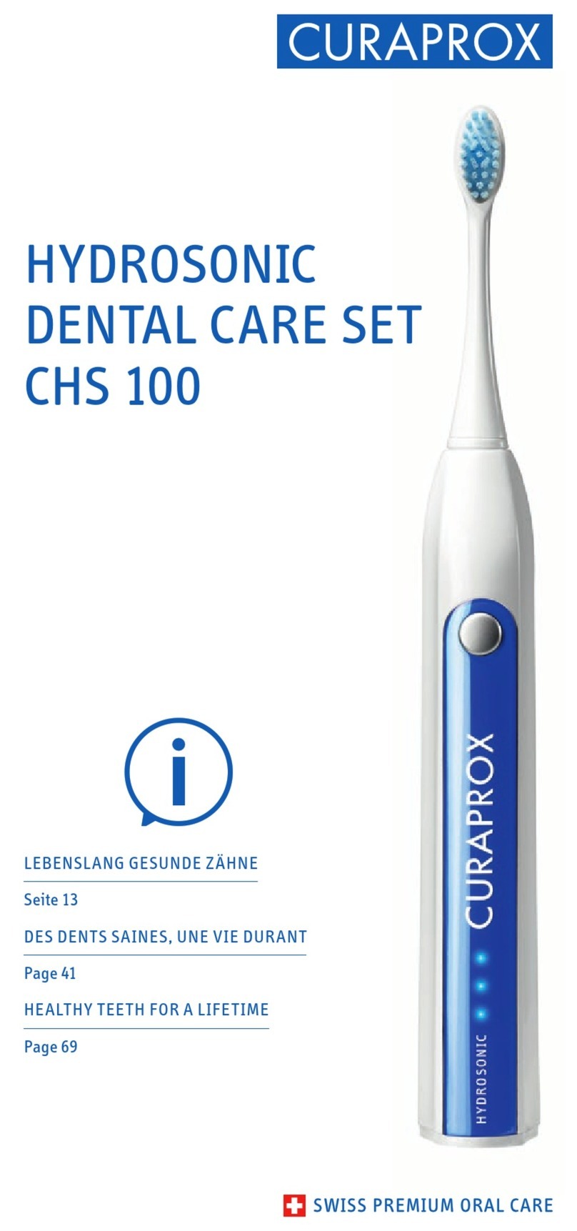 CURAPROX HYDROSONIC CHS 100 User manual