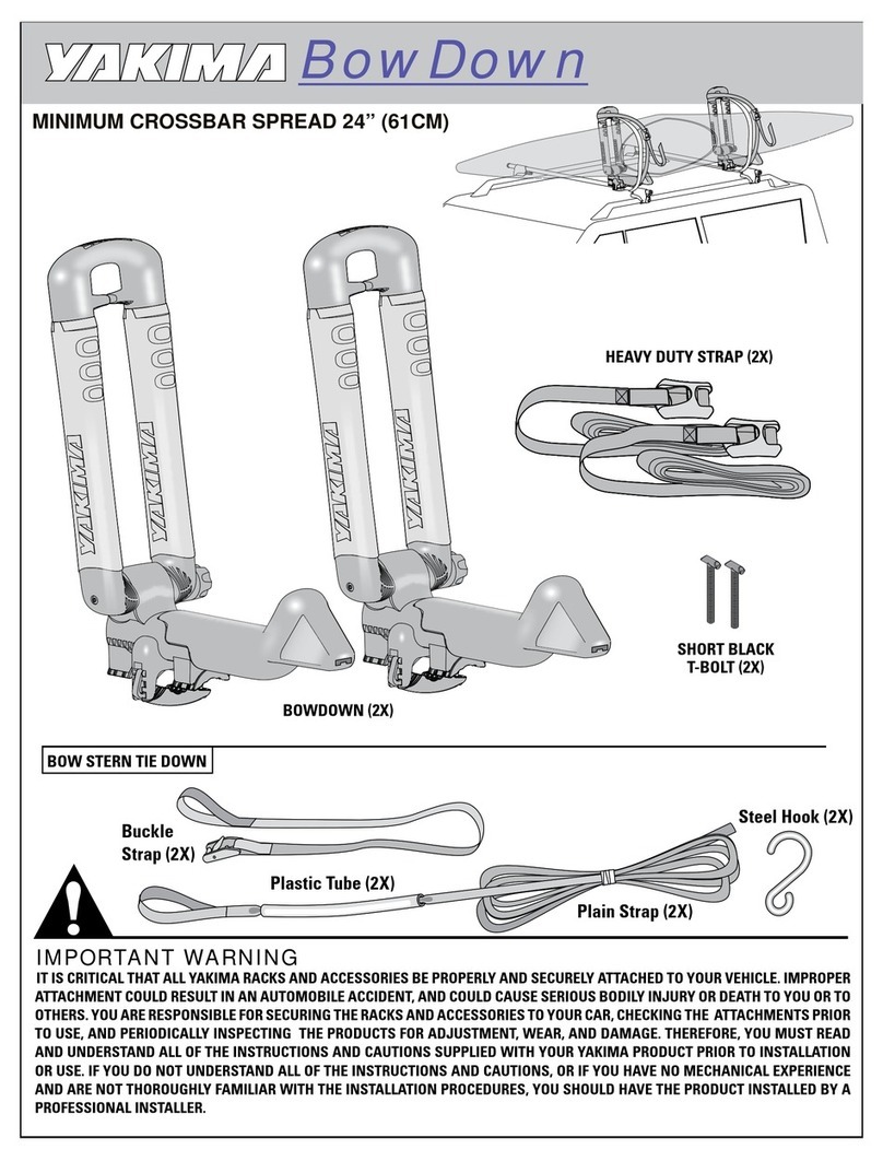 Yakima BowDown User manual