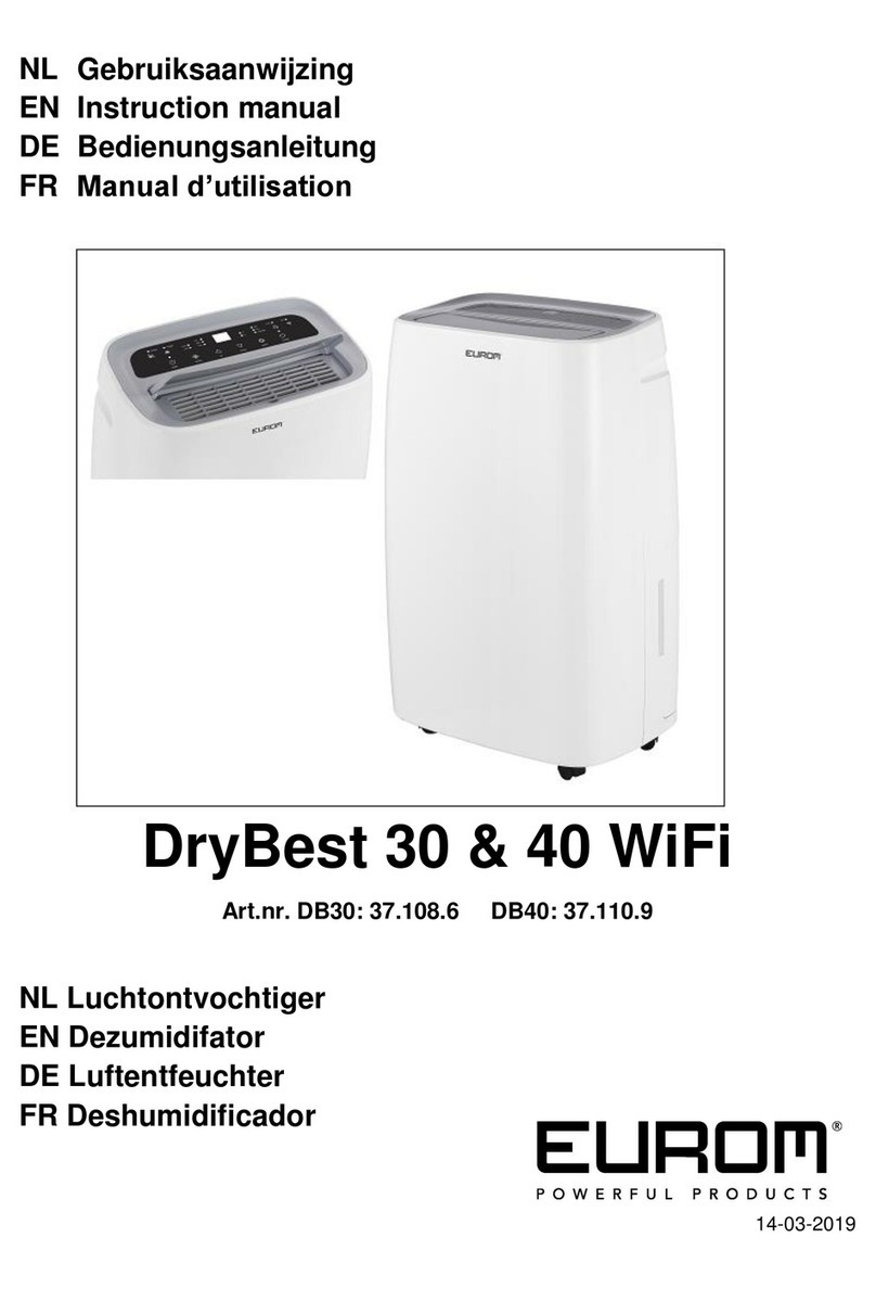 EUROM DryBest 30 WiFi User manual