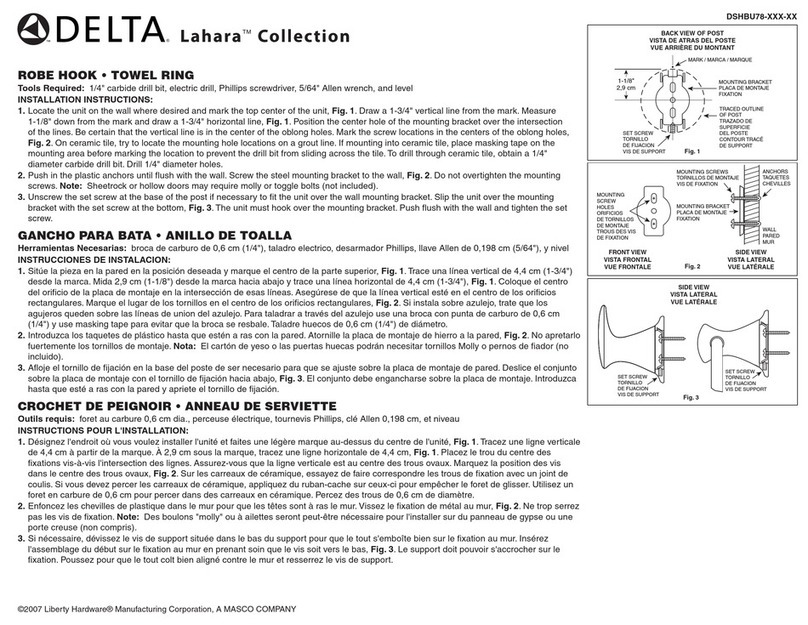 Delta Lahara Series User manual
