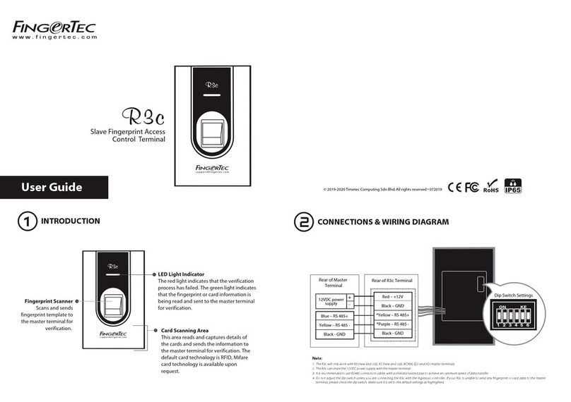 FingerTec R3c user guide