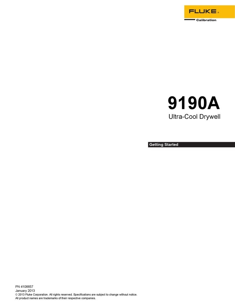 Fluke Calibration 9190A User manual
