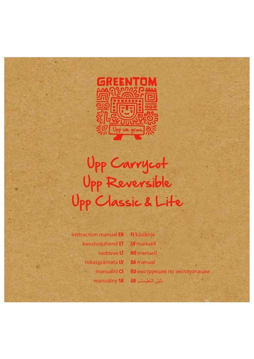 Greentom Upp Carrycot User manual