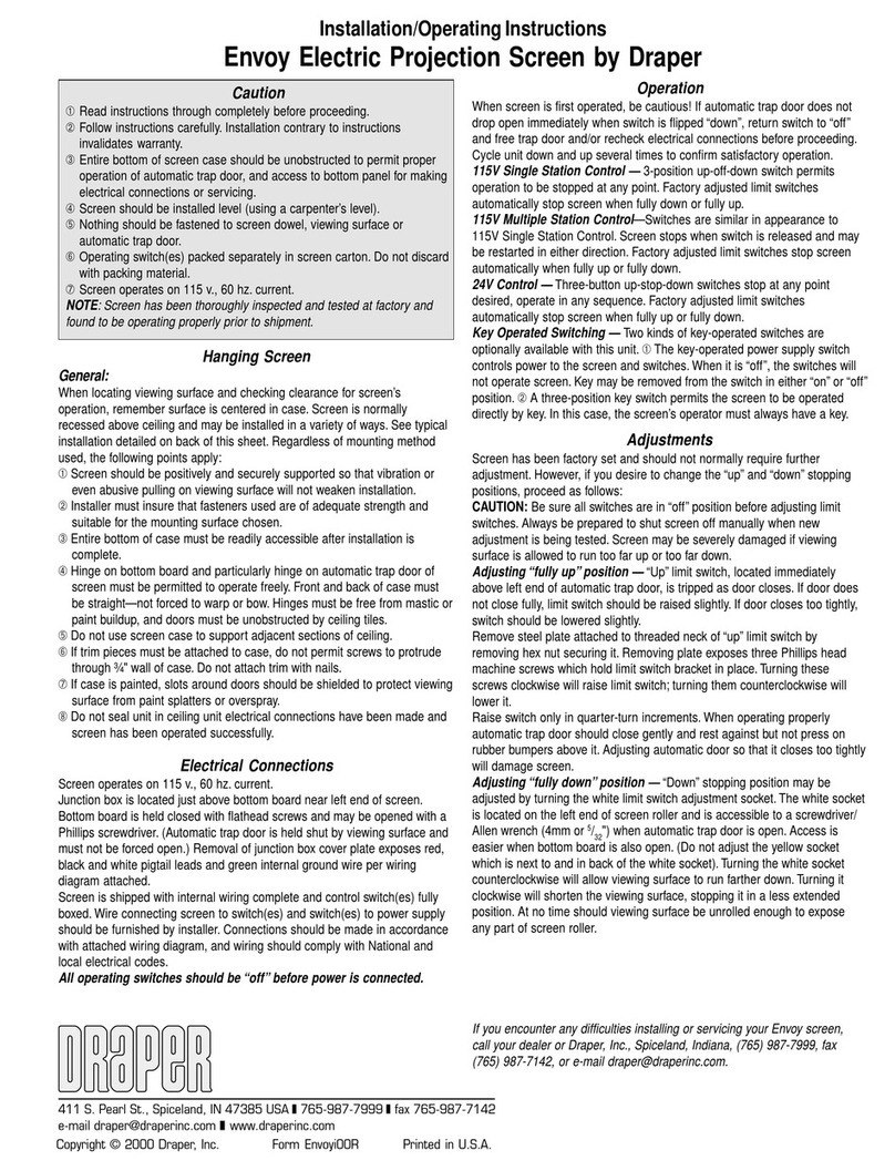 Draper Envoy Manual