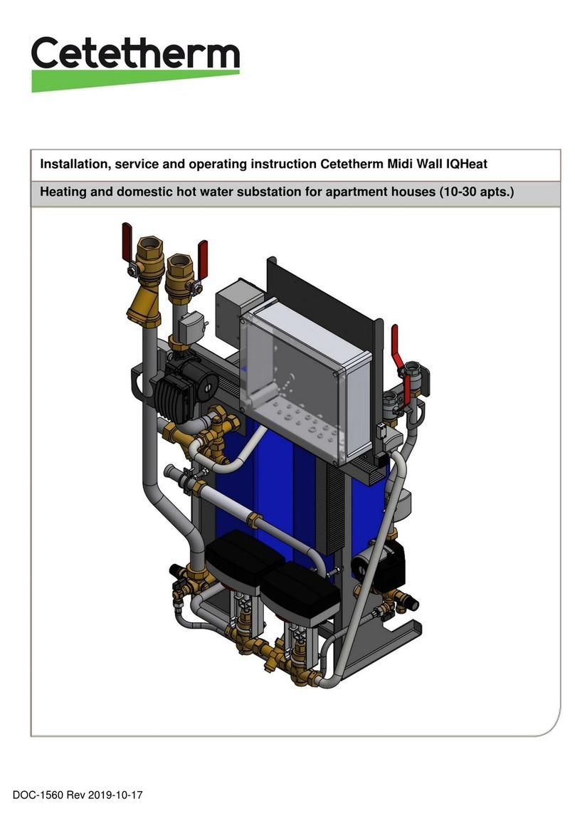 Cetetherm Midi Wall IQHeat Installation, service and operating instruction Cetetherm Midi Wall IQHeat Installation, service and operating instruction