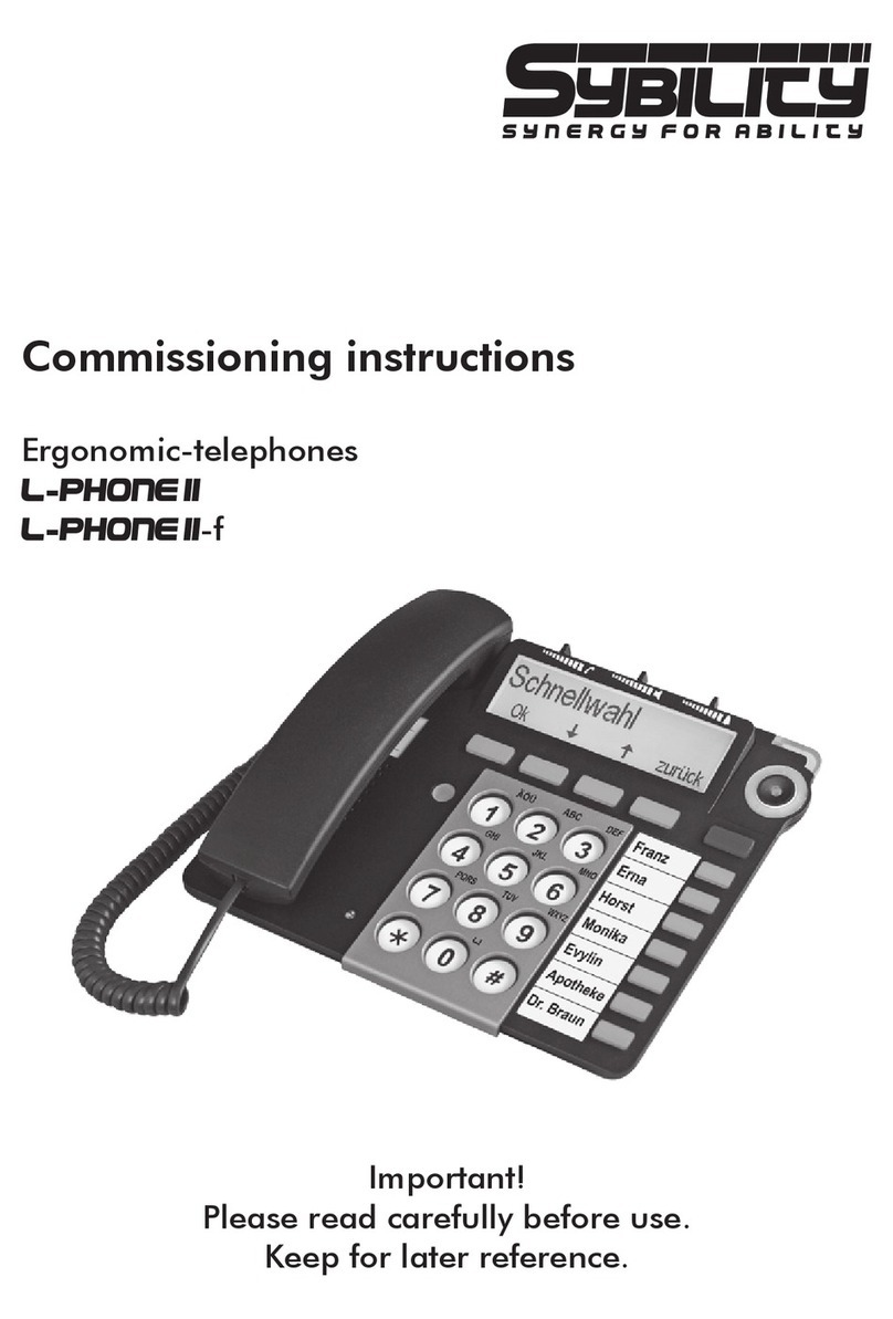 Sybility L-PHONE II Commissioning instructions