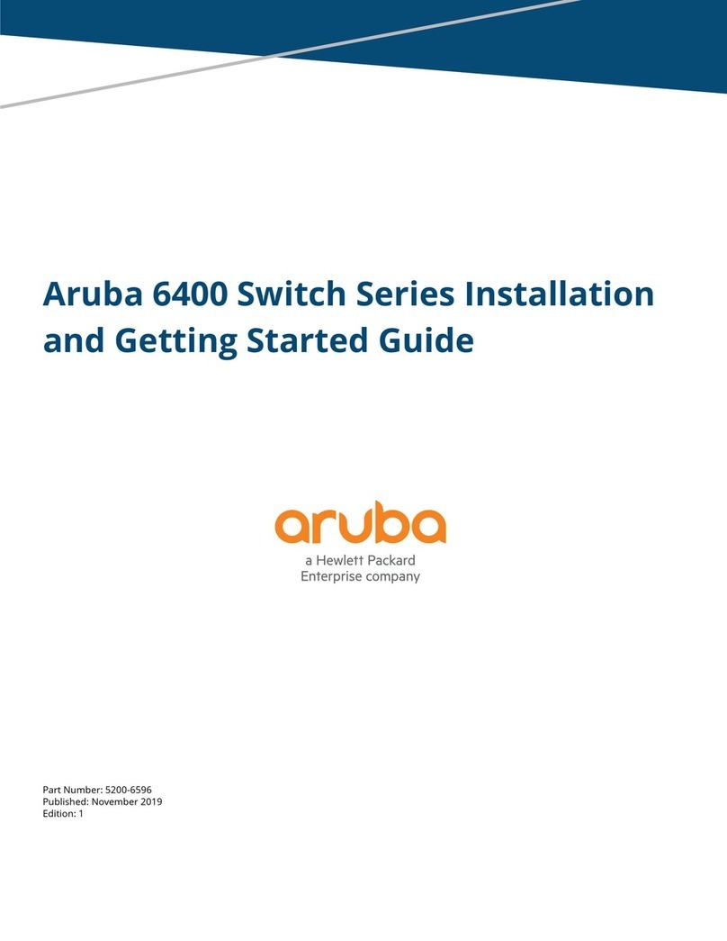 HP Aruba 6400 Series User manual HP Aruba 6400 Series User manual