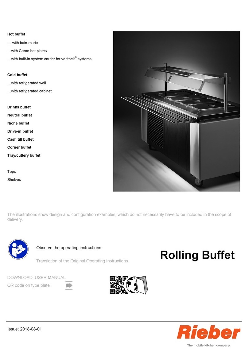 Rieber Rolling Buffet Series Quick guide