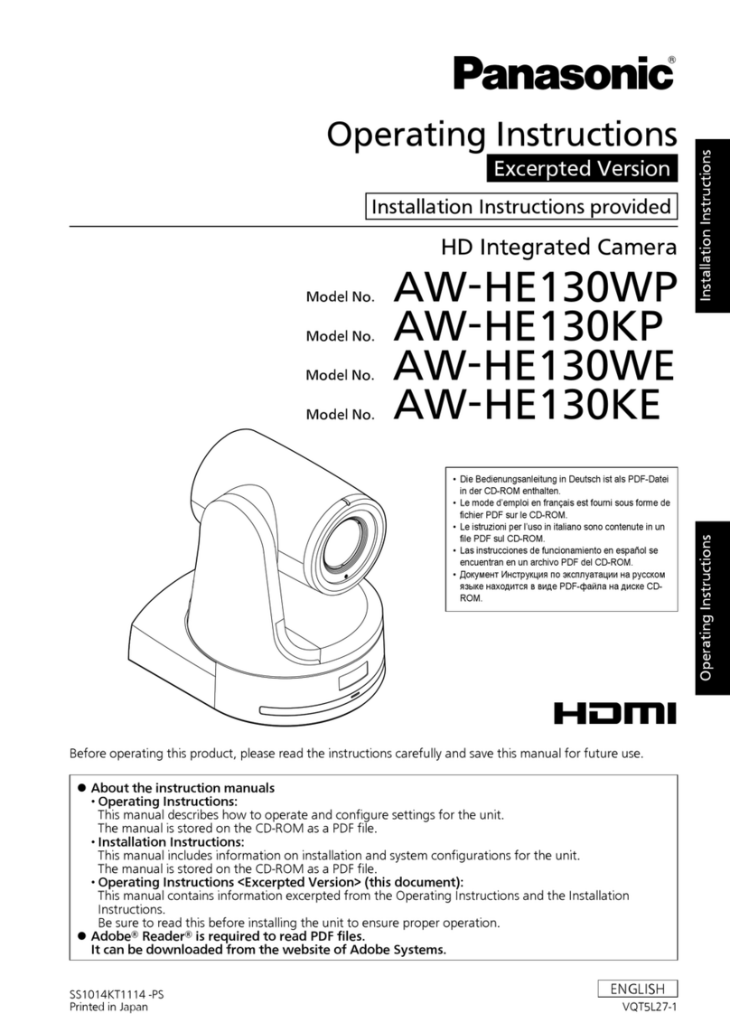 Panasonic AW-HE130WP User manual