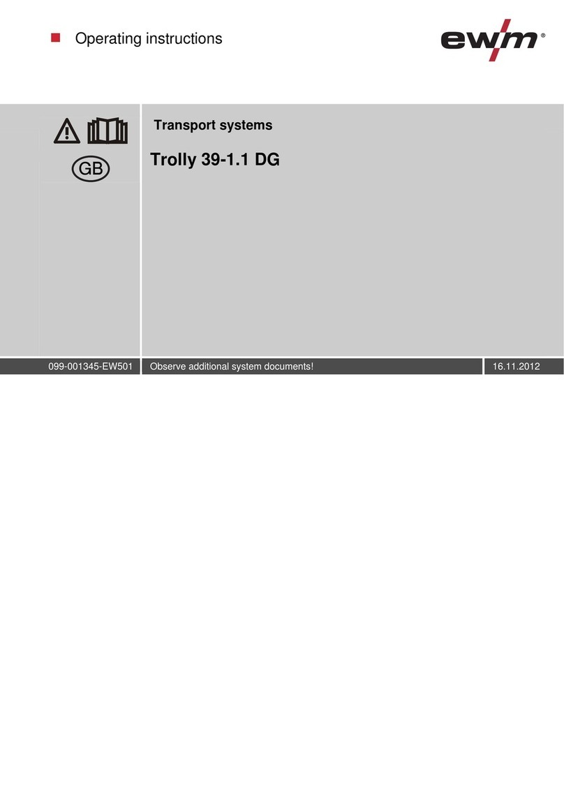 EWM Trolly 39-1.1 DG operating instructions