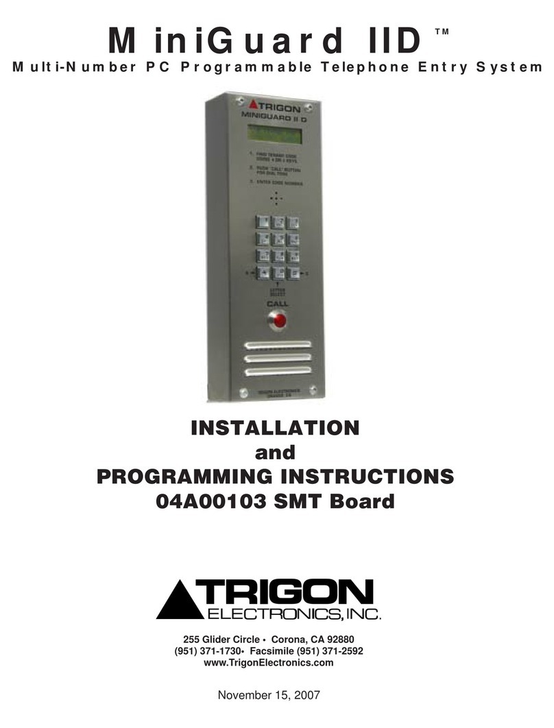 Trigon Electronics MiniGuard IID Series Technical specifications