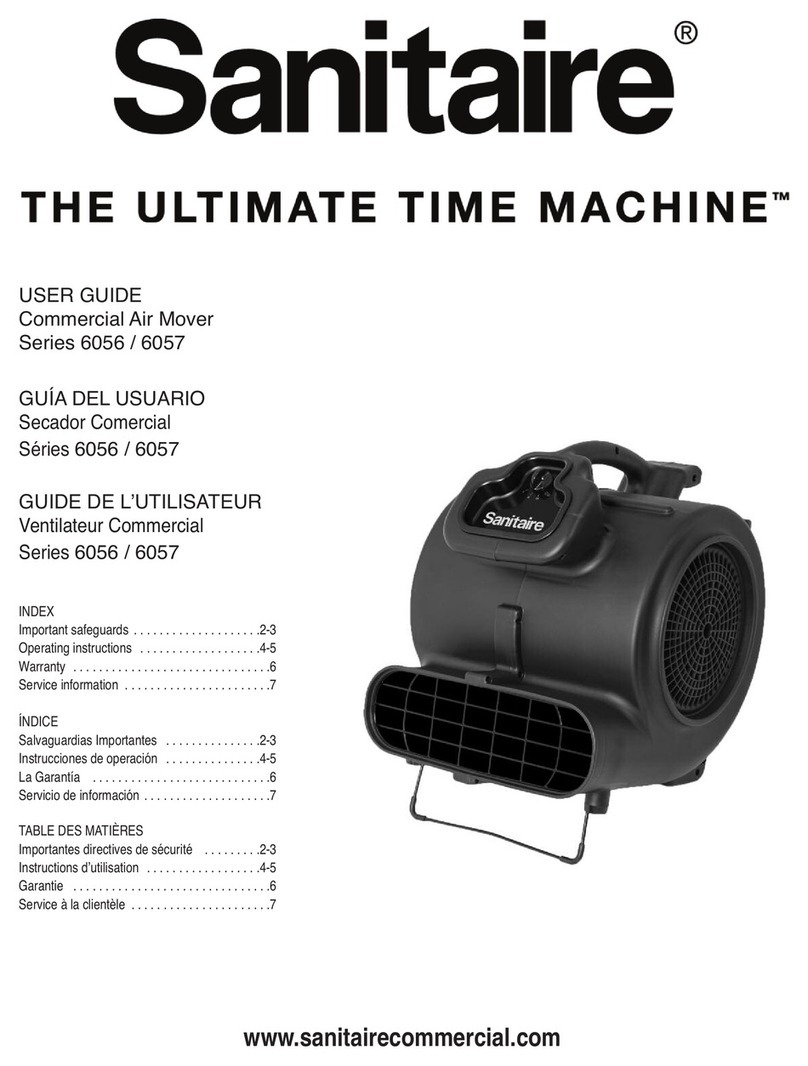 Sanitaire 6057 Series user guide