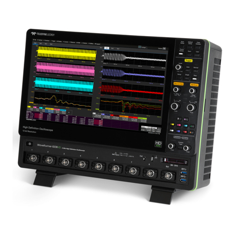 Teledyne Lecroy WaveRunner/MDA 8000HD Series Operator's manual Teledyne Lecroy WaveRunner/MDA 8000HD Series Operator's manual