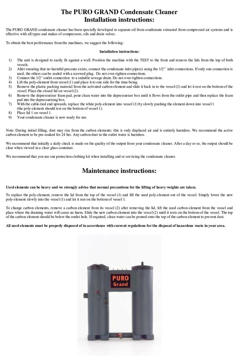 Jorc PURO GRAND installation instructions