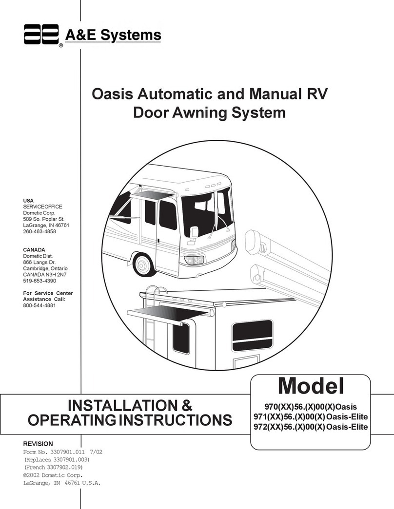 A&E Systems 971 56 Oasis-Elite Series User manual