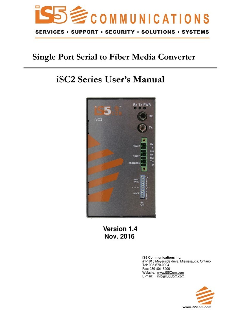 IS5 COMMUNICATIONS iSC2 Series user manual