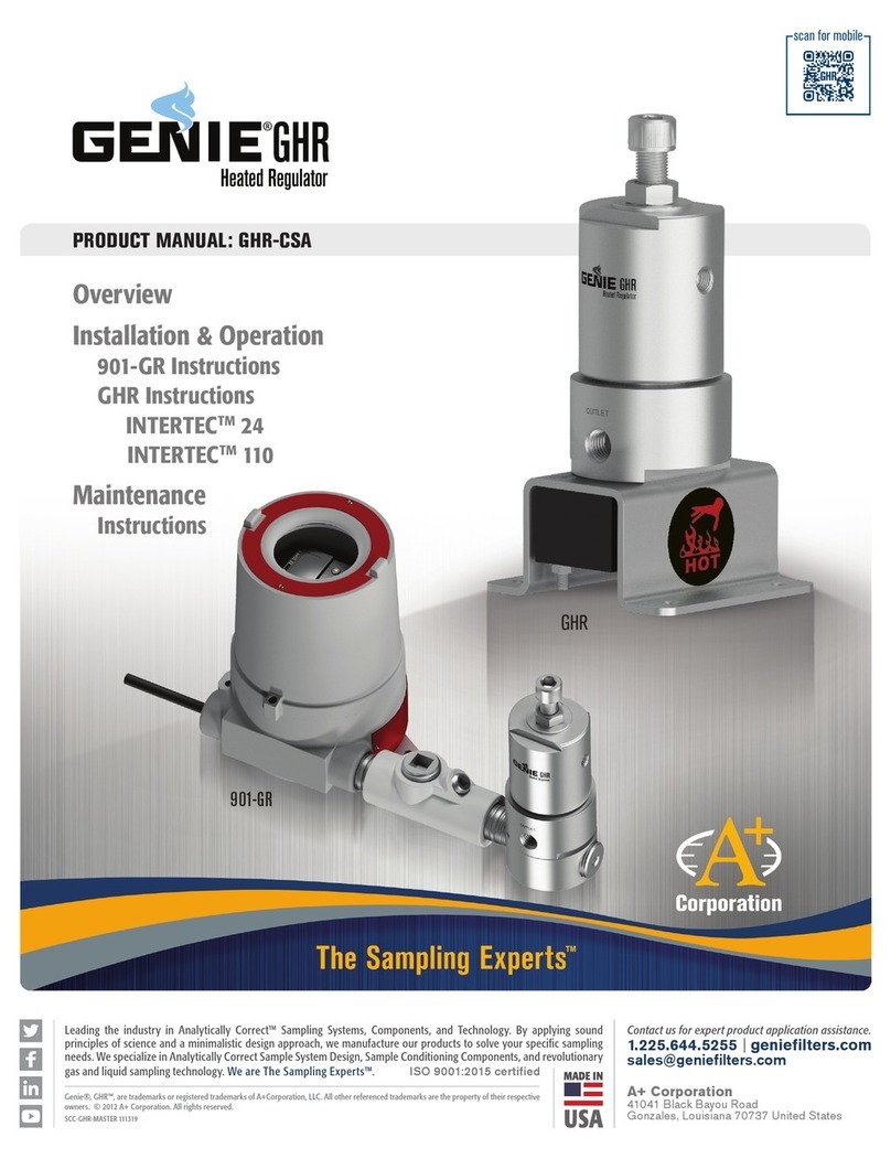A+ Corporation Sampling Experts Genie GHR User manual