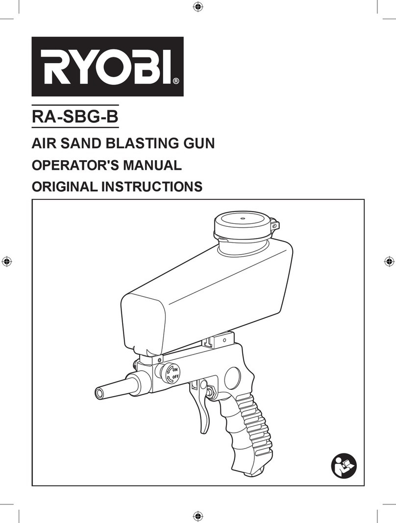 Ryobi RA-SBG-B User manual