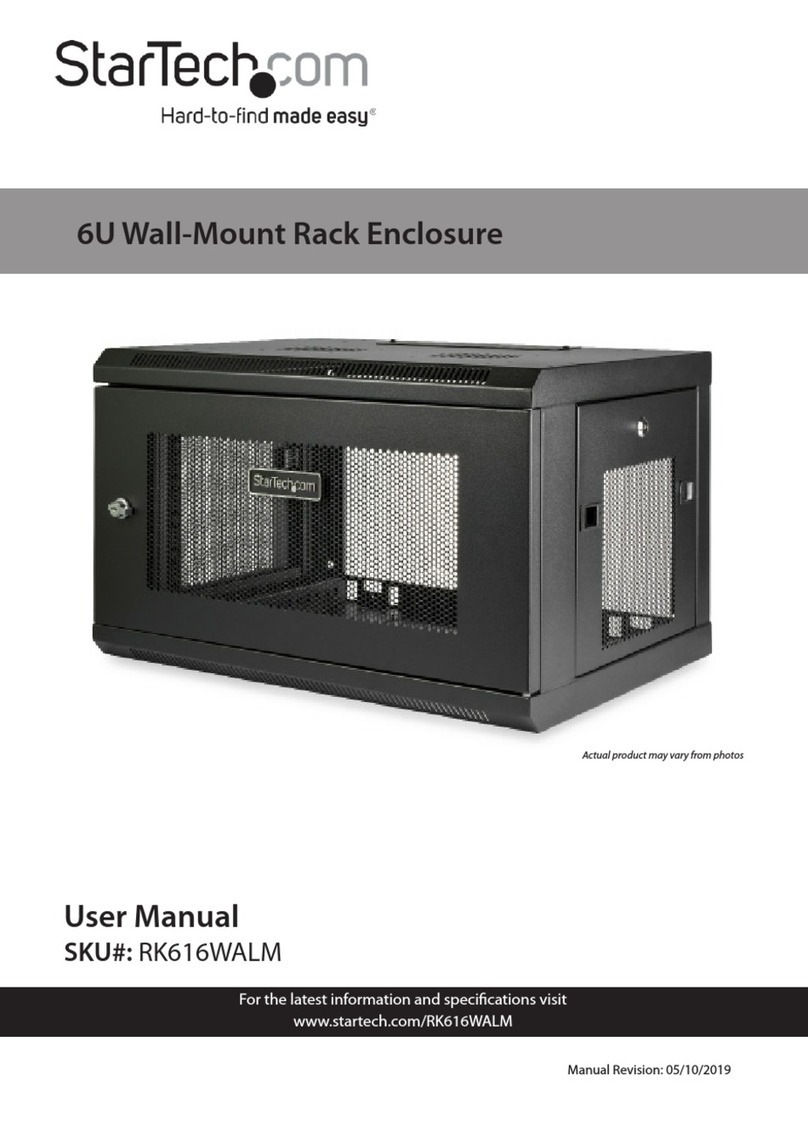 StarTech.com RK616WALM User manual