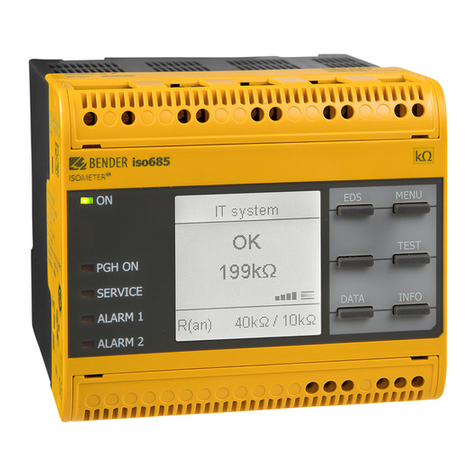 Bender ISOMETER iso685-D-P User manual