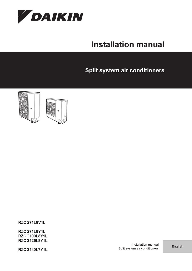 Daikin RZQG71L9V1L User manual