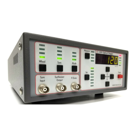 New Focus 3501 user manual