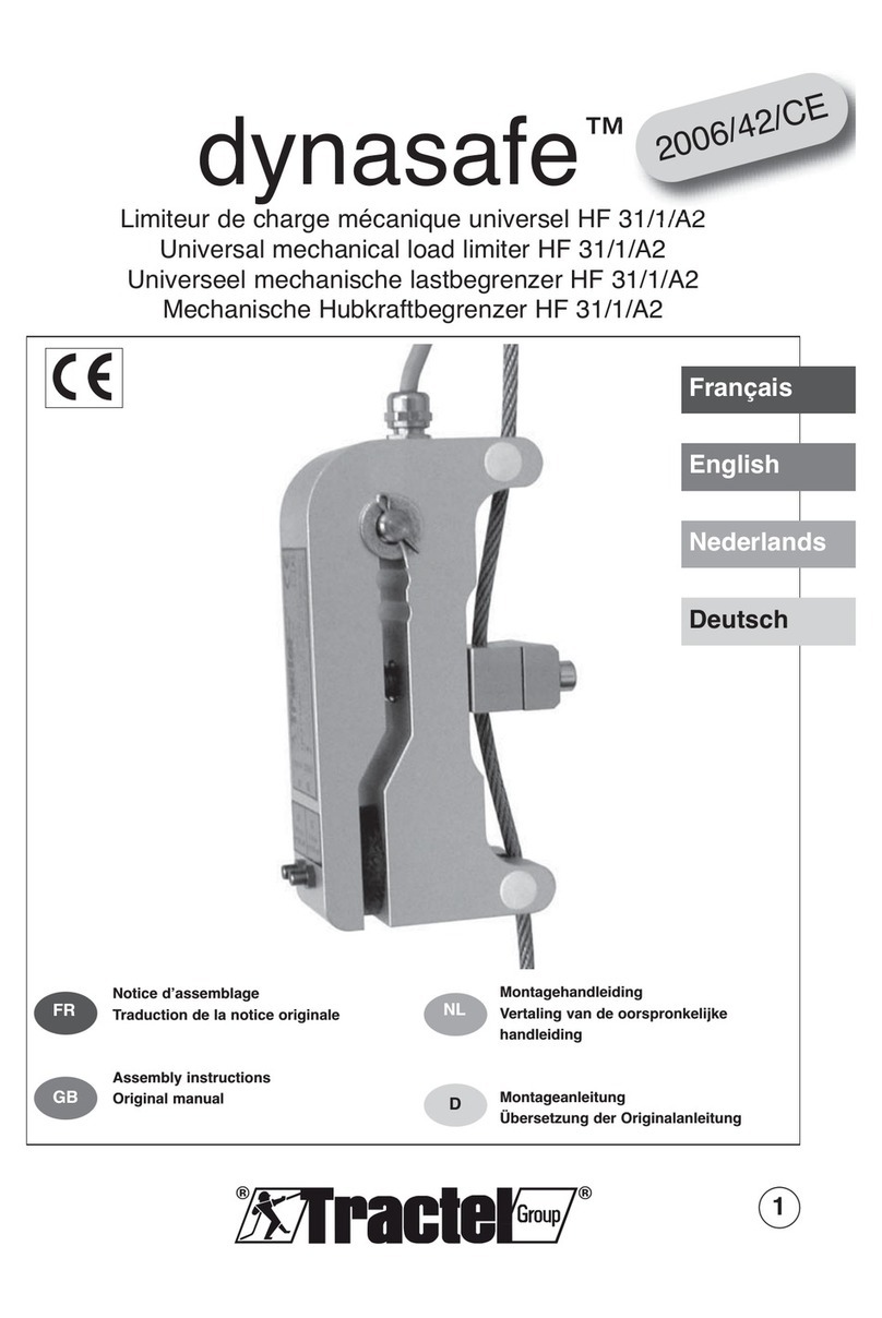 Tractel Dynasafe HF 31/1/A2 User manual