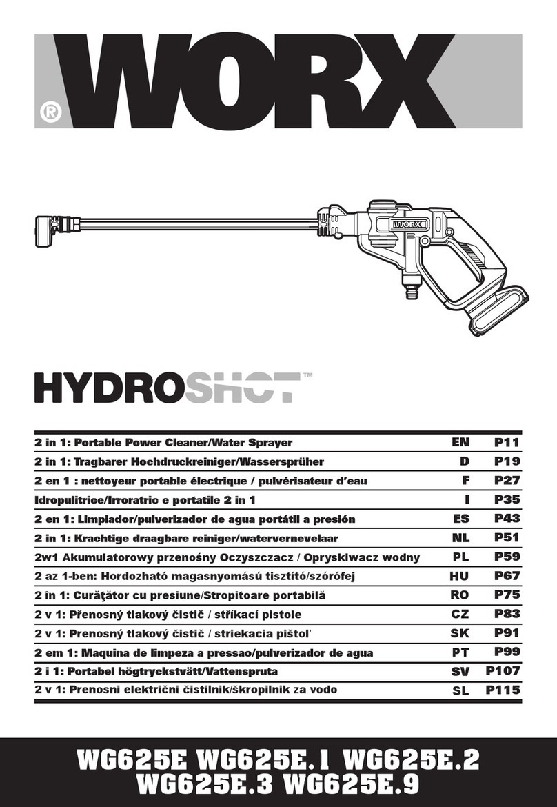 Worx HydroShot WG625E Original instructions Worx HydroShot WG625E Original instructions