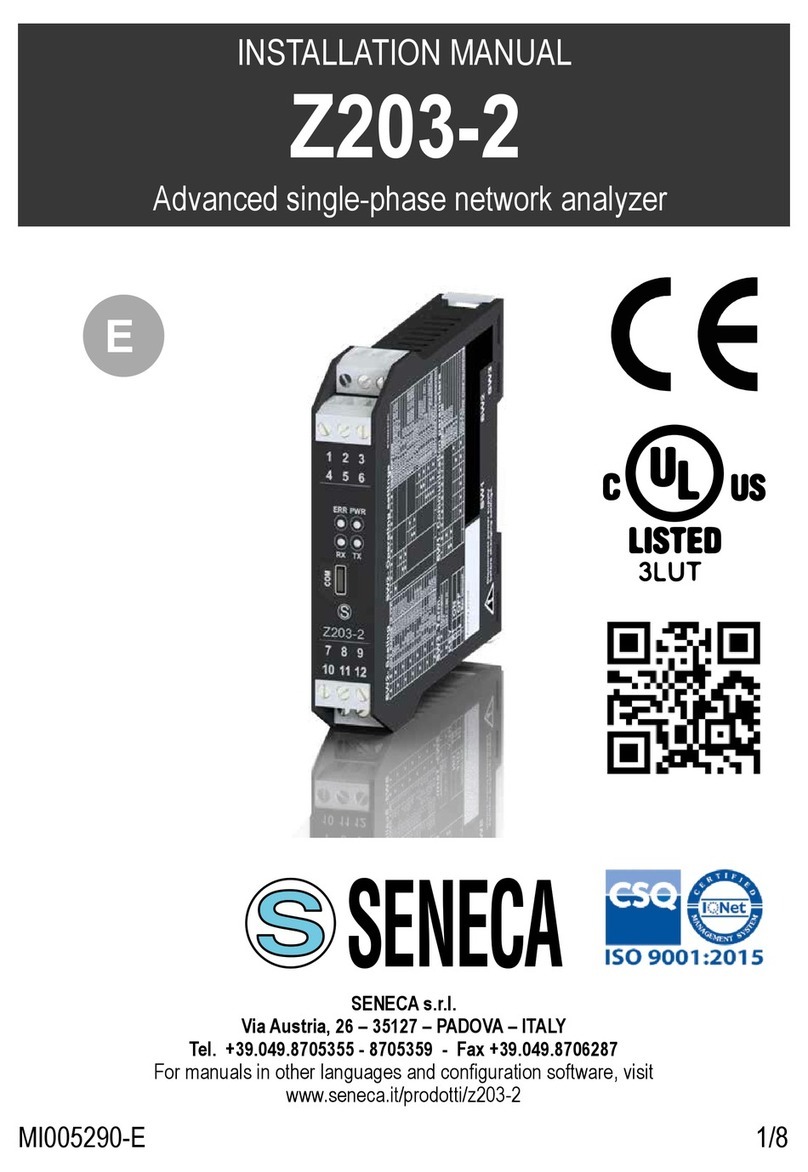 Seneca Z203-2 User manual Seneca Z203-2 User manual