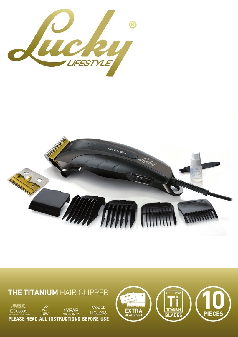 Lucky Lifestyle THE TITANIUM HCL208 manual