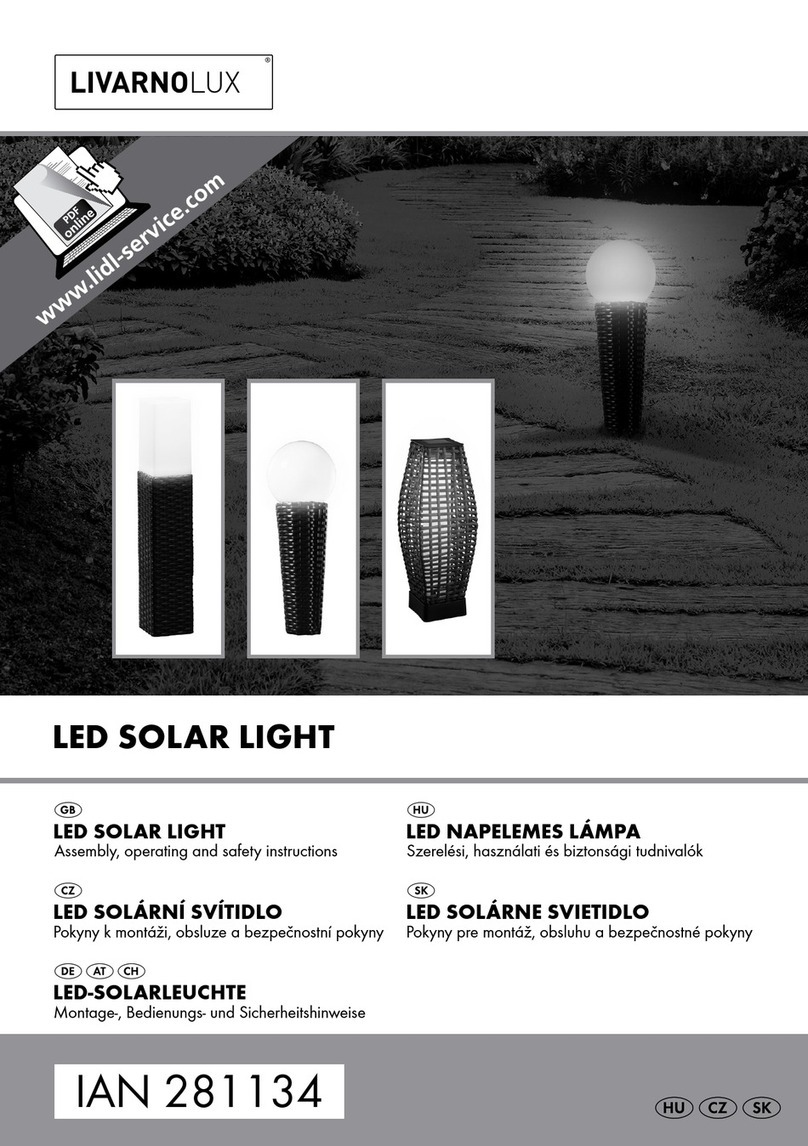 LIVARNO LUX 10346A Assembly, operating and safety instructions LIVARNO LUX 10346A Assembly, operating and safety instructions