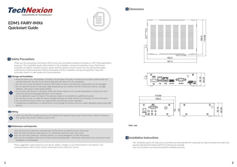 TechNexion EDM1-FAIRY-IMX6 quick start guide