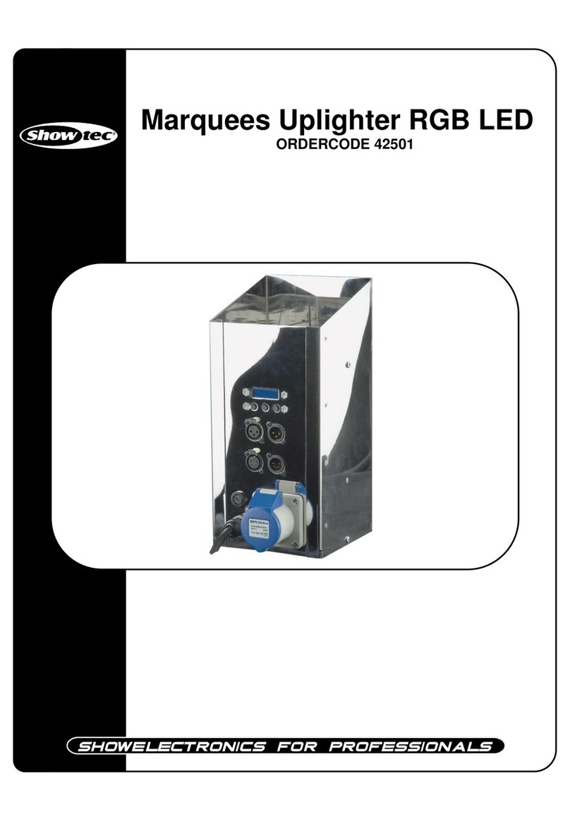Show Tec Marquees Uplighter RGB LED User manual